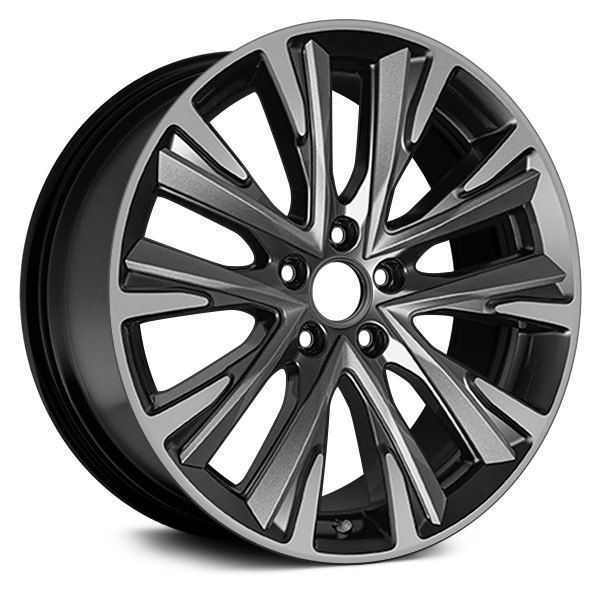 Replace® - 19 x 8.5 10-Slot Black Alloy Factory Wheel (Remanufactured)