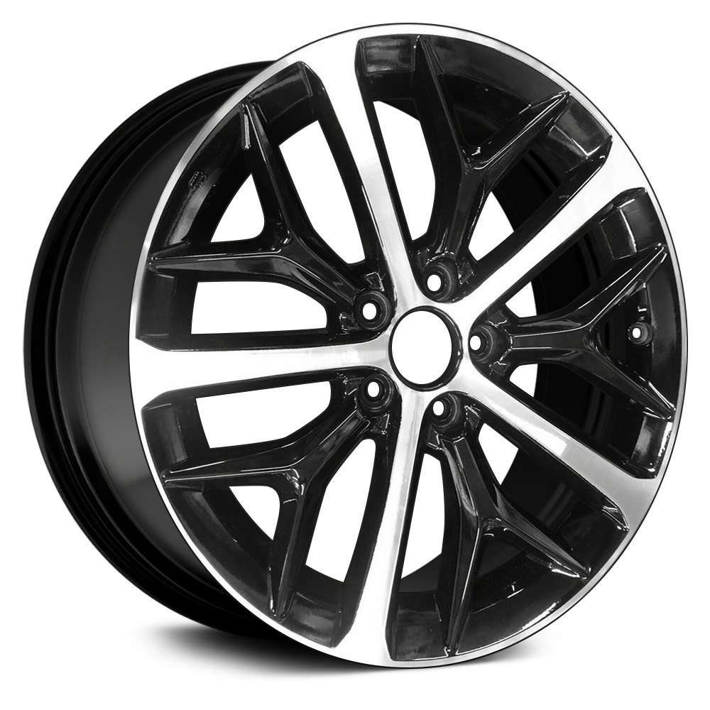 Replace® ALYHT095U46 - 10-Spoke Black with Machined Face 18x8