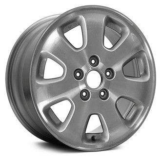 Replace® - 7 I-Spoke Medium Silver Sparkle 15x6.5 Alloy Factory Wheel - Remanufactured