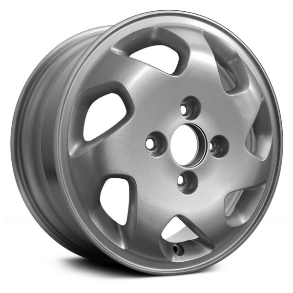 Replace® - 15 x 6 7 Spiral-Spoke Machined and Silver Alloy Factory Wheel (Remanufactured)