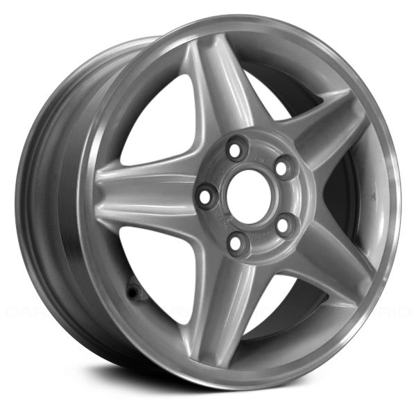 Replace® - 15 x 6.5 5-Spoke Bright Sparkle Silver Alloy Factory Wheel (Factory Take Off)