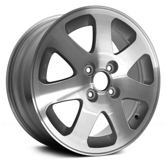 Replace® - 7 I-Spoke Machined and Silver 15x6 Alloy Factory Wheel - Remanufactured
