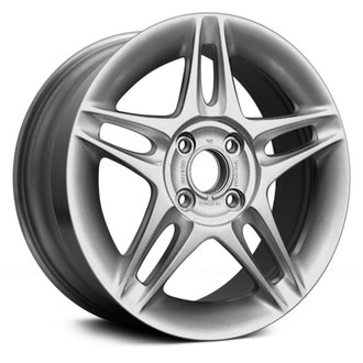 Replace® - 10-Spoke Bright Sparkle Silver 15x6 Alloy Factory Wheel - Remanufactured