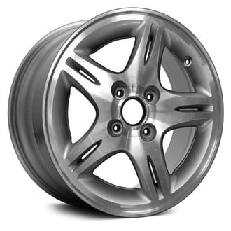 Replace® - Double 5-Spoke Bright Sparkle Silver 14x5.5 Alloy Factory Wheel - Remanufactured