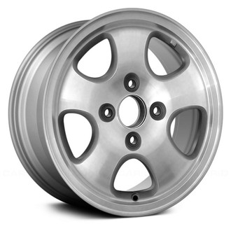 Replace® - 5-Slot Medium Silver Sparkle Textured 15x6 Alloy Factory Wheel - Remanufactured