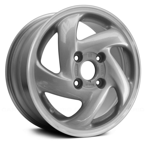 Replace® - 15 x 5.5 5-Spoke Sparkle Silver with Gray Flakes Alloy Factory Wheel (Remanufactured)