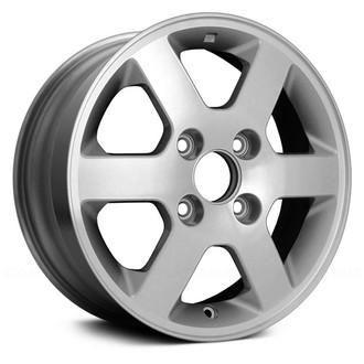 Replace® - 6 I-Spoke Sparkle Silver Textured 15x6 Alloy Factory Wheel - Remanufactured