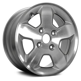 Replace® - 5-Spoke Medium Silver Sparkle Textured 15x6 Alloy Factory Wheel - Remanufactured