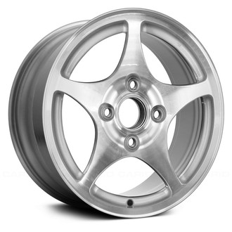 Replace® - 5-Spoke Bright Sparkle Silver 15x6.5 Alloy Factory Wheel - Remanufactured