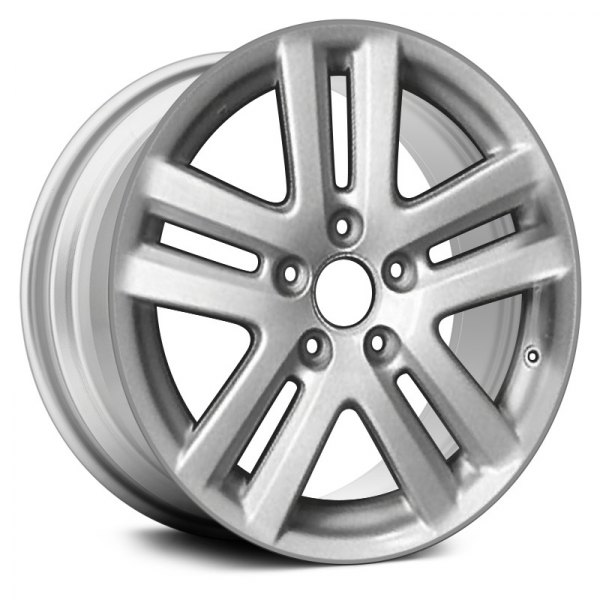 Replace® - 17 x 7 Double 5-Spoke Silver Alloy Factory Wheel (Remanufactured)
