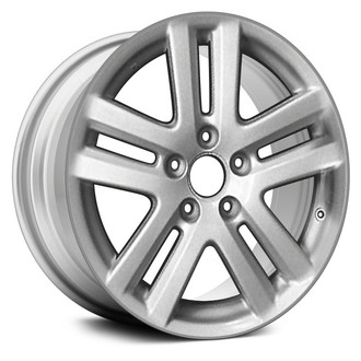 Replace® - Double 5-Spoke Silver 17x7 Alloy Factory Wheel - Remanufactured
