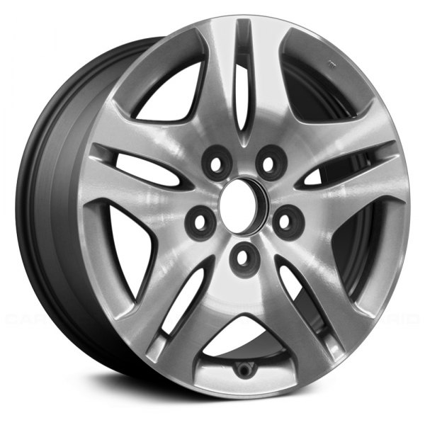 Replace® - 16 x 7 Double 5-Spoke Charcoal Textured Machined Alloy Factory Wheel (Remanufactured)