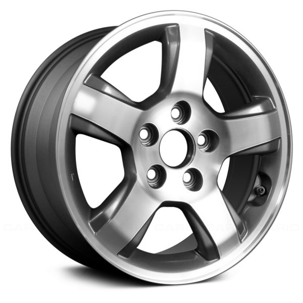 Replace® - 16 x 6.5 5-Spoke Charcoal Gray Alloy Factory Wheel (Remanufactured)