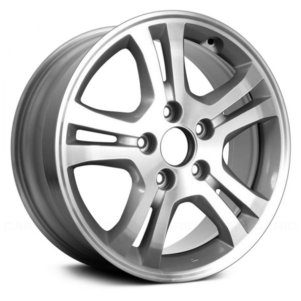 Replace® - 16 x 6.5 Double 5-Spoke Machined and Silver Alloy Factory Wheel (Remanufactured)