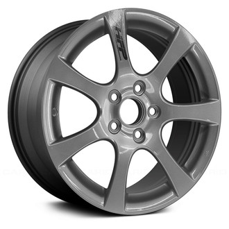Replace® - 7 I-Spoke Dark Charcoal with Sticker 17x7 Alloy Factory Wheel - Remanufactured