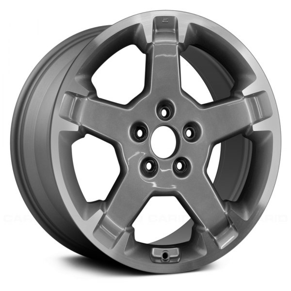 Replace® - 18 x 7 5-Spoke Medium Gray Alloy Factory Wheel (Remanufactured)