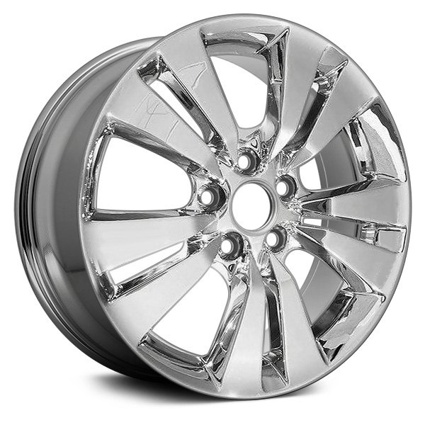 Replace® - 17 x 7.5 Double 5-Spoke Chrome Alloy Factory Wheel (Remanufactured)