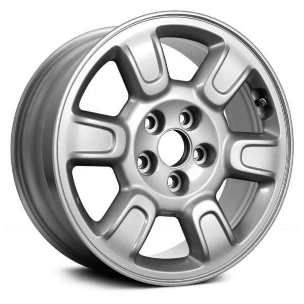 Replace® - 17 x 7.5 6-Spoke Machined and Silver Alloy Factory Wheel (Remanufactured)