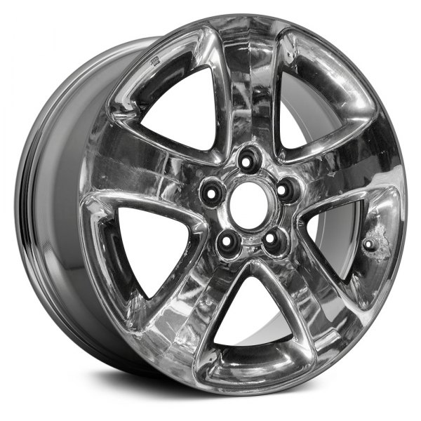 Replace® - 17 x 6.5 5-Spoke OE Chrome Alloy Factory Wheel (Remanufactured)