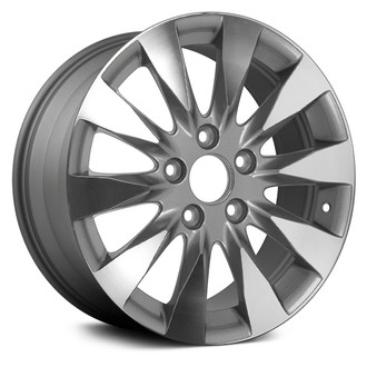 Replace® - 10-Spoke Medium Gray 16x6.5 Alloy Factory Wheel - Remanufactured