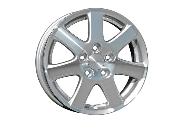 Replace® - 16 x 6.5 7-Spoke Machined with Silver Vents Alloy Factory Wheel (Factory Take Off)