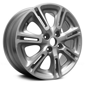 Replace® - 7 Double I-Spoke Machined and Silver 15x5.5 Alloy Factory Wheel - Remanufactured