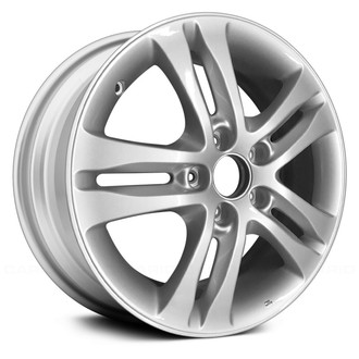 Replace® - Double 5-Spoke Silver 17x6.5 Alloy Factory Wheel - Remanufactured
