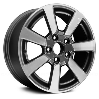 Replace® - 7 I-Spoke Machined and Charcoal 16x6.5 Alloy Factory Wheel - Remanufactured