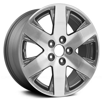 Replace® - 6 I-Spoke Machined and Medium Charcoal 18x7.5 Alloy Factory Wheel - Remanufactured