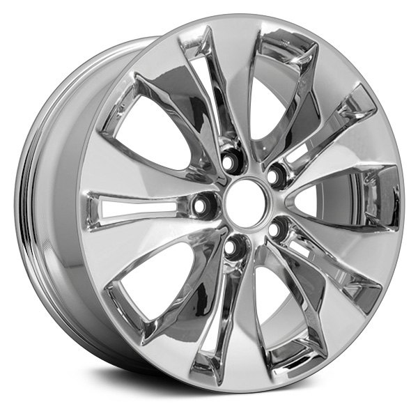 Replace® - 17 x 6.5 5 V-Spoke Light PVD Chrome Alloy Factory Wheel (Remanufactured)
