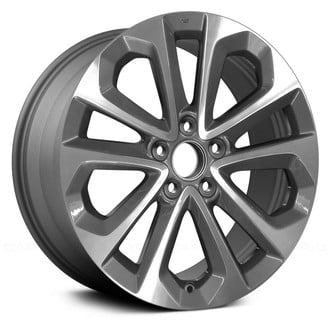 Replace® - Double 5-Spoke Machined and Gray 18x8 Alloy Factory Wheel - Remanufactured