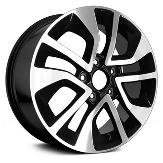 Replace® - 10 Spiral-Spoke Machined and Black 16x6.5 Alloy Factory Wheel - Remanufactured