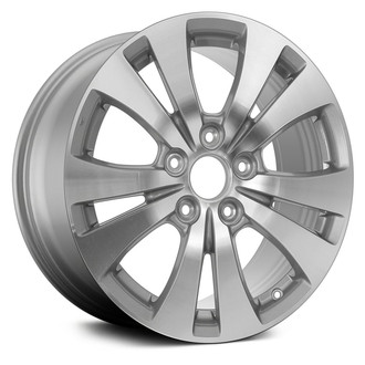 Replace® - 5 V-Spoke Machined and Lilac Silver Metallic 17x7 Alloy Factory Wheel - Remanufactured