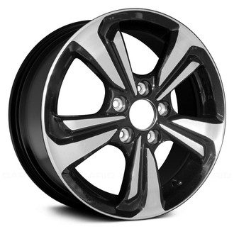 Replace® - 5-Spoke Machined and Black 16x6.5 Alloy Factory Wheel - Remanufactured