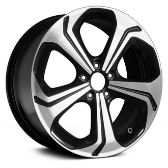 Replace® - 5 Spiral-Spoke Machined and Black 18x7.5 Alloy Factory Wheel - Remanufactured
