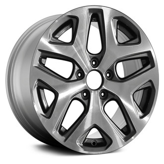 Replace® - 5 Y-Spoke Machined and Dark Silver Metallic 17x7.5 Alloy Factory Wheel - Remanufactured