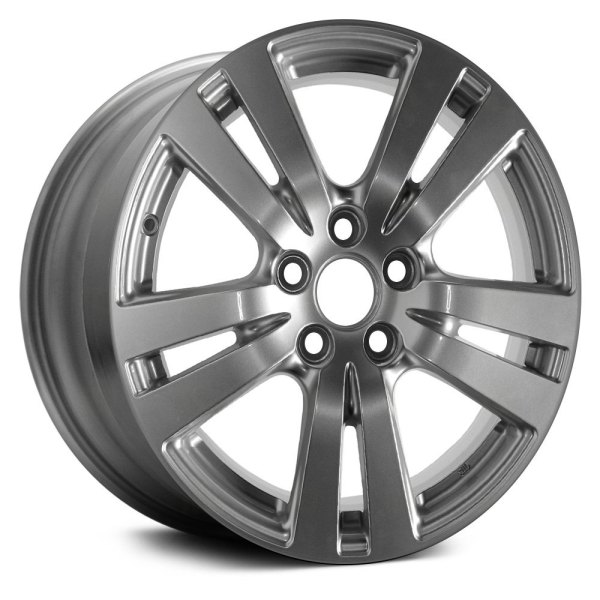 Replace® - 18 x 8 Double 5-Spoke Silver with Machined Accents Alloy Factory Wheel (Replica)