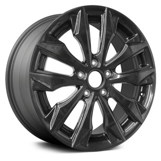 Replace® - 5 V-Spoke Dark Charcoal 17x7 Alloy Factory Wheel - Remanufactured