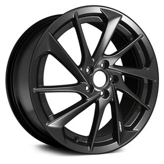 Replace® - 10 Spiral-Spoke Matte Black 19x8 Alloy Factory Wheel - Remanufactured