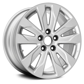 Replace® - 5 V-Spoke Light Sparkle Silver 18x7.5 Alloy Factory Wheel - Remanufactured