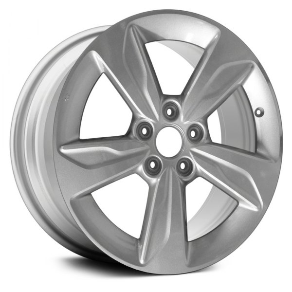 Replace® - 18 x 7.5 5-Spoke Silver Metallic Alloy Factory Wheel (Remanufactured)
