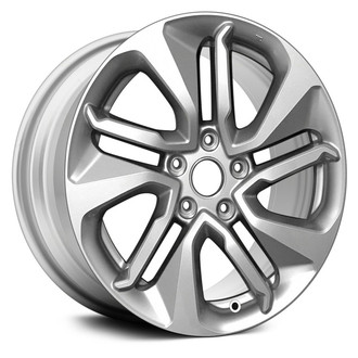Replace® - 10 Spiral-Spoke Medium Silver Metallic 17x7.5 Alloy Factory Wheel - Remanufactured