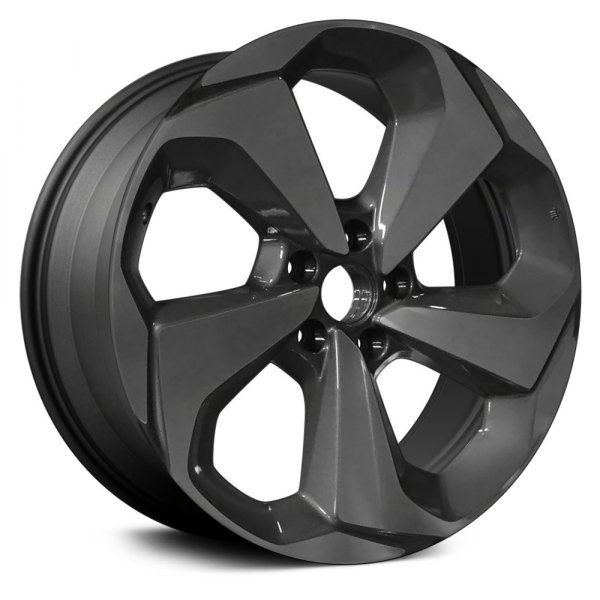 Replace® - 19 x 8.5 5 Turbine-Spoke Machined and Gray Alloy Factory Wheel (Remanufactured)