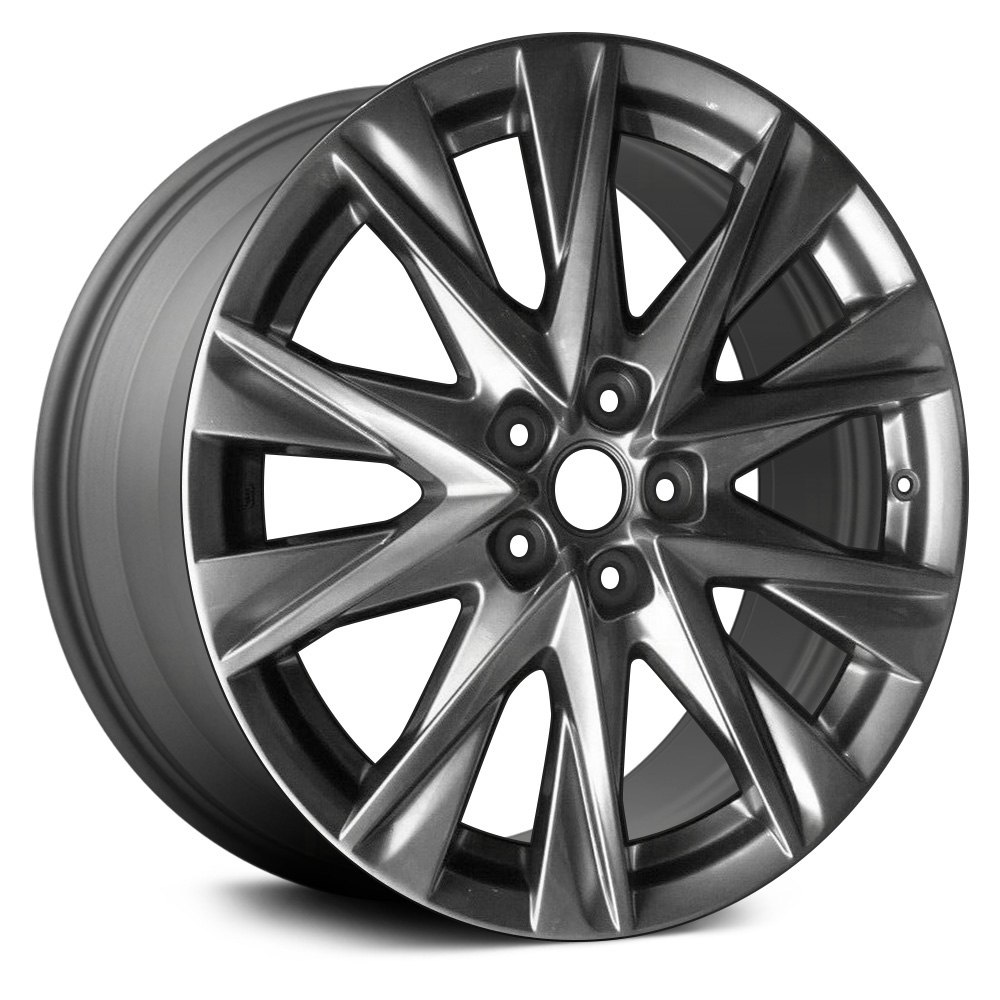 Replace® ALYMX042U35 - 10-Spoke Light Charcoal Metallic 19x7 Alloy