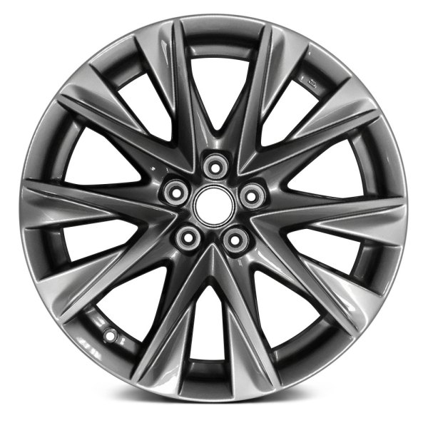 Replace® ALYMX042U79 - 10-Spoke Medium Smoked Hyper Silver