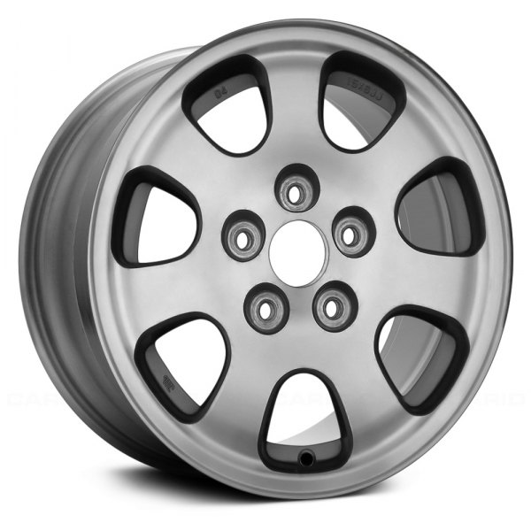 Replace® - 15 x 6 7-Slot Machined with Charcoal Vents Alloy Factory Wheel (Remanufactured)