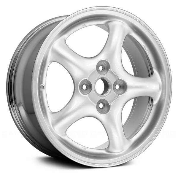 Replace® - 15 x 6 5-Spoke Chrome Alloy Factory Wheel (Remanufactured)