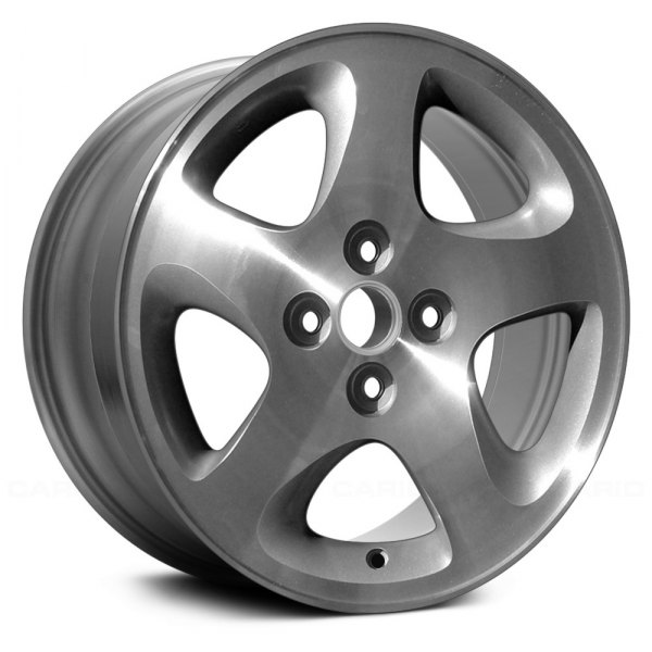 Replace® - 15 x 6 5-Spoke Machined and Medium Sparkle Silver Alloy Factory Wheel (Remanufactured)