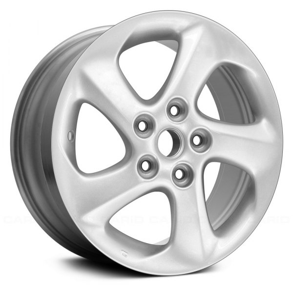 Replace® - 16 x 6.5 5 Spiral-Spoke Sparkle Silver Acrylic Alloy Factory Wheel (Remanufactured)