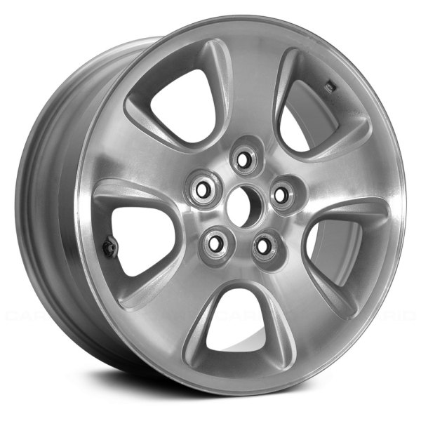 Replace® - 16 x 7 5-Slot Machined with Silver Vents Alloy Factory Wheel (Factory Take Off)